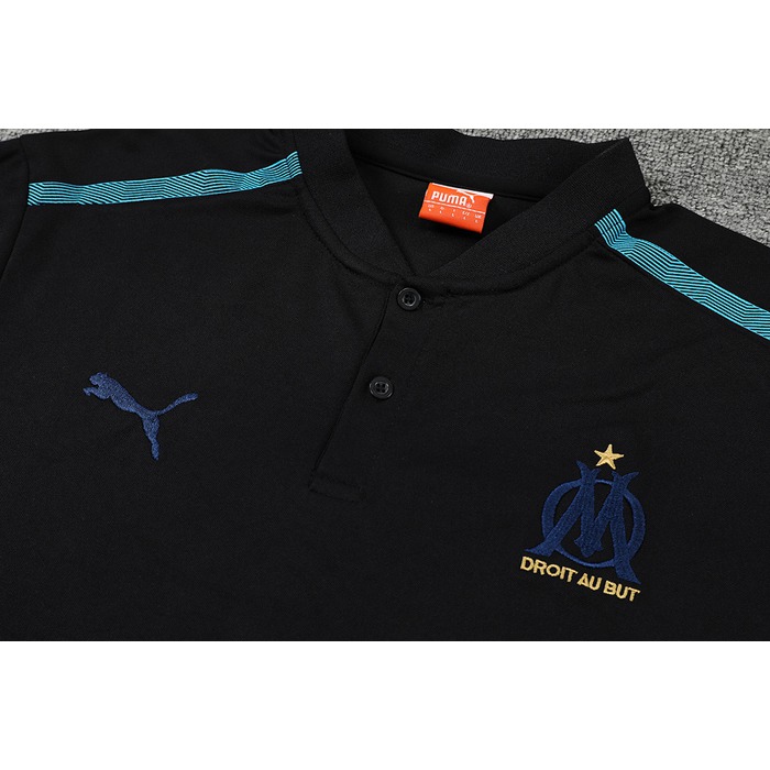 Camiseta Polo del Olympique Marsella 22-23 Negro - Haga un click en la imagen para cerrar